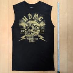 ハーレーダビッドソン ノースリーブ Tシャツ S 黒のサムネイル