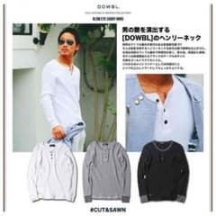 DOWBL ヘンリーネックシャツ 大人気のサムネイル