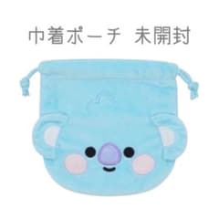 BT21 KOYA Face Pouch Drawstring Bag BTS RM Namjoon Unopened Authentic