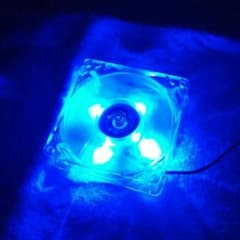 PCファン 透明 8cm 青色LEDのサムネイル