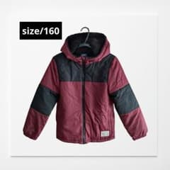 NAVY. 裏ボア　ジャケット　コート　フード付き　160のサムネイル