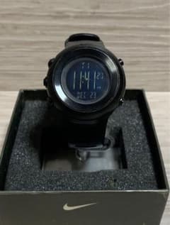 レア】NIKE TIMINGナイキ クォーツ 腕時計 ブラック - メルカリ