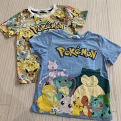 Sugutanママ専用 H&M ポケモン Tシャツ 2枚 98-104cmのサムネイル