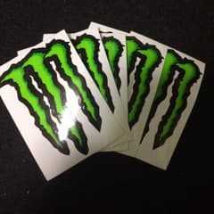 【未使用】モンスターエナジーステッカー 5枚セットのサムネイル
