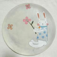 希少☆未使用 長田恵 大皿 うさぎ - メルカリ