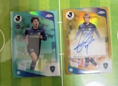 Topps Chrome J 리그 아비스파 후쿠오카 2장