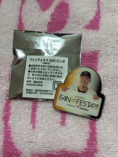 【新品未使用】ジャイアンツ ファンフェスタ2025 ピンズ 岸田行倫のサムネイル