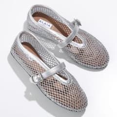 ALAIA アライア メッシュ バレエシューズ シルバー 38サイズ ALAIA アライア メッシュ バレエシューズ シルバー 38サイズ - メルカリ