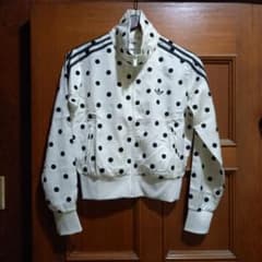 完売品】adidas サテン ポルカドット TT トラックトップ 水玉 M - メルカリ