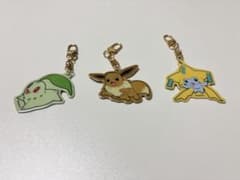 ポケモンキーホルダー チコリーター イーブイ ジラーチのサムネイル