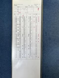 ⭐︎ひこぼしライン開業記念発売⭐︎運転士時刻表ガチャ　Rのサムネイル