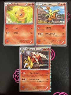 アチャモ ワカシャモ バシャーモ 3枚セット BW4 ポケモンカード - メルカリ