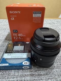 【美品】SONY標準単焦点レンズFE40mmF2.5Gレンズ Eマウント用のサムネイル