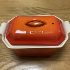 CREUSET ル・クルーゼ テリーヌ型 オレンジ ル・クルーゼ テリーヌ型 ル・クルーゼ テリーヌ型 32cm レッド2＋