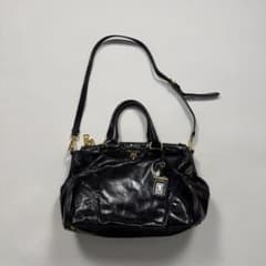2000s “PRADA” Vitello shine shoulder bag - メルカリ
