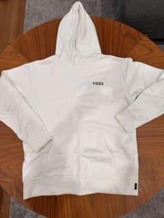 極美品】FIDES フィデス ロゴパーカー ホワイト [サイズL] - メルカリ