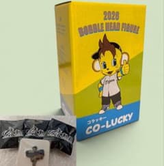 阪神タイガース コラッキー ボブルヘッド 2026 FCピンバッチ4個付き