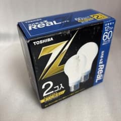 東芝 ネオボールZ Real 昼光色 60形 EFA15ED/12-R 2個入