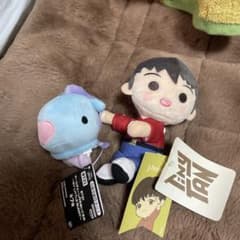 Tiny TAN 끈끈한 봉제인형과 BT21 MANG의 봉제인형