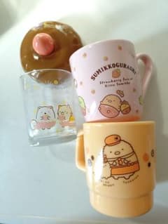 Excellent condition Sumikkogurashi mug set (2 mugs and cup)
