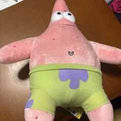 スポンジボブ　ぷっくりフェイスBIGぬいぐるみ パトリックのサムネイル