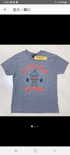 最終値下！！　新品未使用　ゴールドジム　Tシャツのサムネイル
