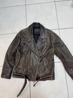 ZARA レザーダブルライダースジャケットのサムネイル