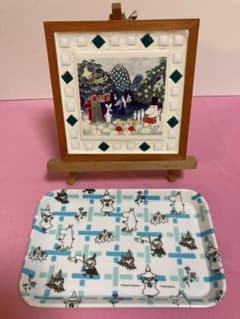 ムーミン　インテリア　タイル　トレーのサムネイル