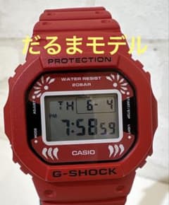 【美品】CASIO　G-SHOCK　DW-5600DA　だるま　ダルマ　達磨 美品】CASIO G-SHOCK DW-5600DA だるま ダルマ 達磨 - メルカリ