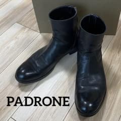 美品　PADRONE  パドローネ　バックジップブーツ  サイズ41のサムネイル