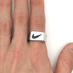 OLD "NIKE" SwooshSquare DesignRingのサムネイル