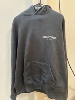 ESSENTIALS フーディ ブラックのサムネイル