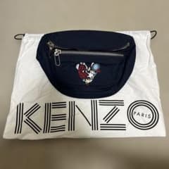 KENZO ネイビーKenzo BUMBAG ネイビー　fa55sa603fp5 Kenzo BUMBAG ショルダーバッグ ネイビー fa55sa603fp5 - メルカリ