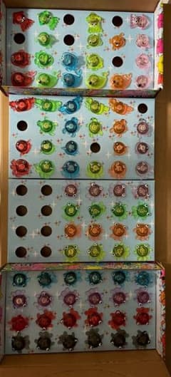 光る金魚　10個セットのサムネイル