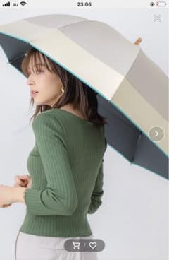 macocca   完全遮光 UVカット100% 日傘 晴雨兼用  長傘のサムネイル