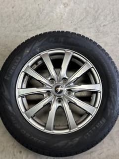 送料込④ピレリ　アイスゼロアシンメトリコ215/60R16 アルミセット1本のサムネイル