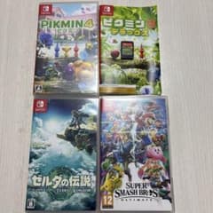 Nintendo Switch ソフト 4本セットピクミン　スマブラ　ティアキン Nintendo Switch ソフト 4本セットピクミン スマブラ ティアキン