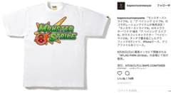 신품 BAPE MONSTER STRIKE TEE 베이프 S 사이즈