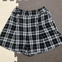 チェックキュロットパンツ 140センチのサムネイル