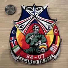 90年代実物 EURO NATO 6国戦闘服パイロットパッチ