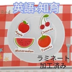 楽しみながら英語を学ぶ！知育教材2点セット（色・形・食べ物）のサムネイル