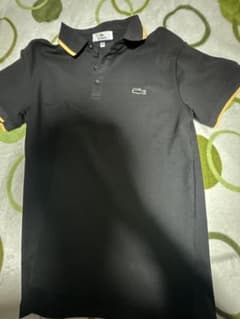 LACOSTE ブラックポロシャツ Mのサムネイル