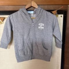PIZZA OF DEATH KIDS ジップアップパーカー グレー 4 - メルカリ