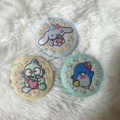 サンリオ 刺繍缶バッジ 3点セットのサムネイル