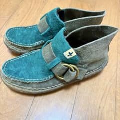 visvim SKYNYRD RING MOCCASIN 希少 グリーン　23のサムネイル