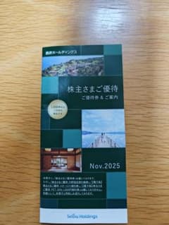 西武ホールディングス 株主優待券 - メルカリ