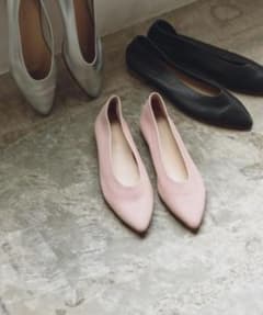 【URBAN RESEARCH】レザーポインテッドフラットシューズのサムネイル