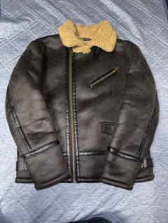 ZARA ダークブラウンジャケット XL ムートンのサムネイル