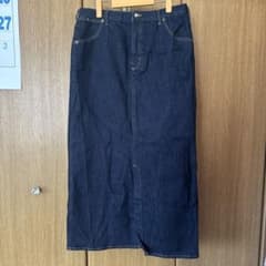 デニム ロングスカート スリット付きのサムネイル