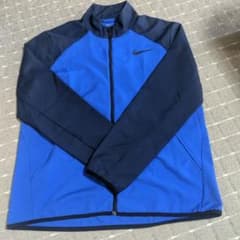 NIKE DRI-FIT ジャージ ジャケット ブルー Lサイズ